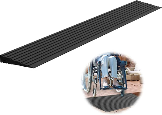 0.8" Rise Threshold Ramps for Doorways, 2000 Lbs Load Capacity, 35.5" Wide by Nuvium-Durablereliablereadyforanystep