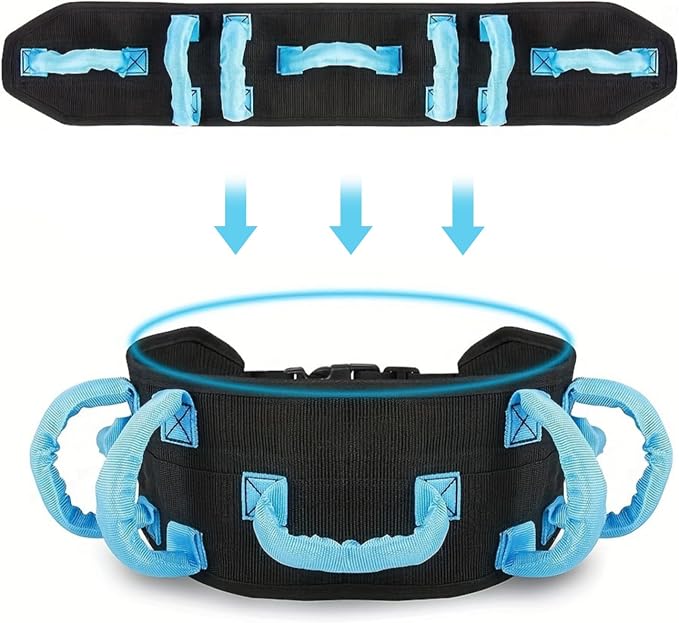 Transfer and Walking Gait Belt, Rehabilitation Assistive Device Safety Gait Belt - Image 3