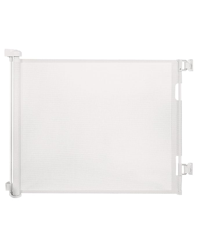 Retractable Baby Gate for Stairs – 33” Height, Expands up to 55” Width – Safety by Dearlov