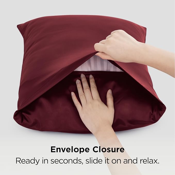 Bedsure Satin Pillowcase for Hair and Skin Standard - Image 7