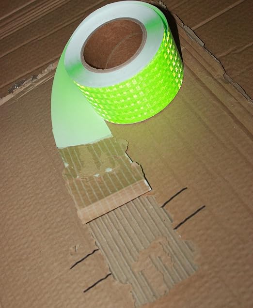 Green Reflective Tape Outdoor Waterproof 3 inch, High Visibility Hazard - Image 2