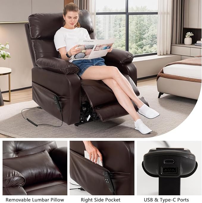 Dual Motor Power Lift Recliner Chair - Image 7