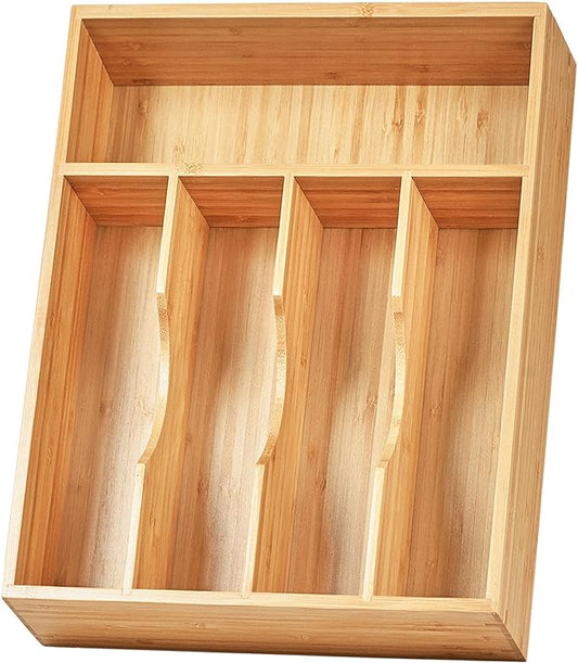 Umilife Kitchen Drawer Organizer, 10 Inch Silverware Utensil Tray Holder by Umilife
