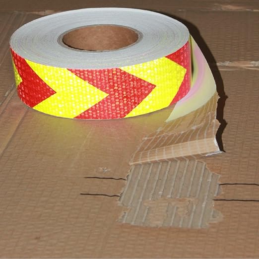 Reflective Tape 2 inch X 166 feet, Outdoor Waterproof Hazard Conspicuity Safety - Image 2