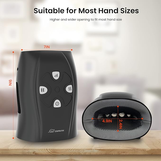 Snailax Hand Massager with Heat and Compression, Cordless Hand Massager - Image 7