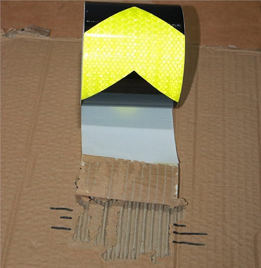 Reflective Tape 4 inch X 166 feet, Outdoor Waterproof Hazard Conspicuity Safety - Image 2