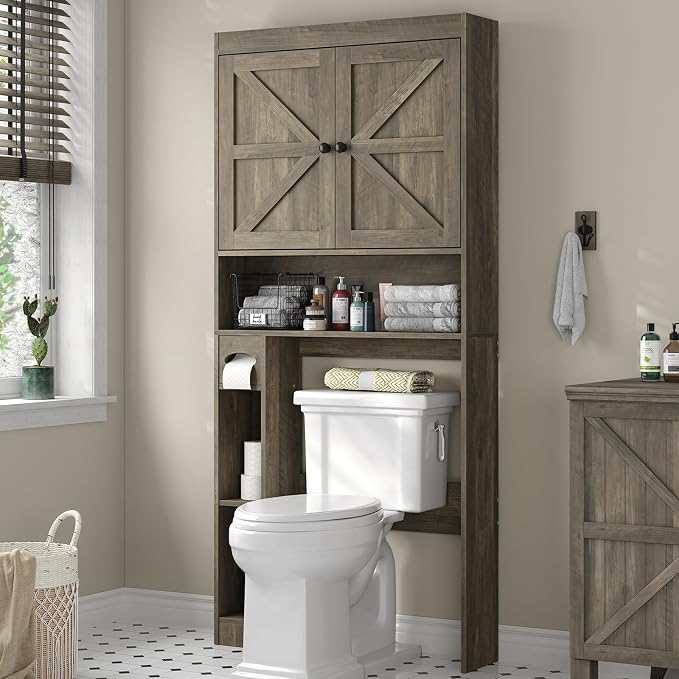 Furnideco 32.3''W Over The Toilet Storage Cabinet by FurnidecoFurniture