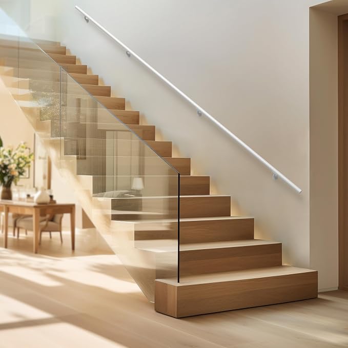 Meranti Aluminum Handrail for Indoor or Outdoor Steps and Stairs – Hand Rails - Image 3