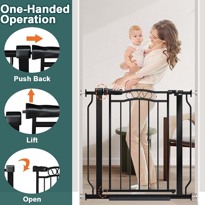 Fairy Baby 53.1"-62.5" Extra Wide Baby Gates - Image 3