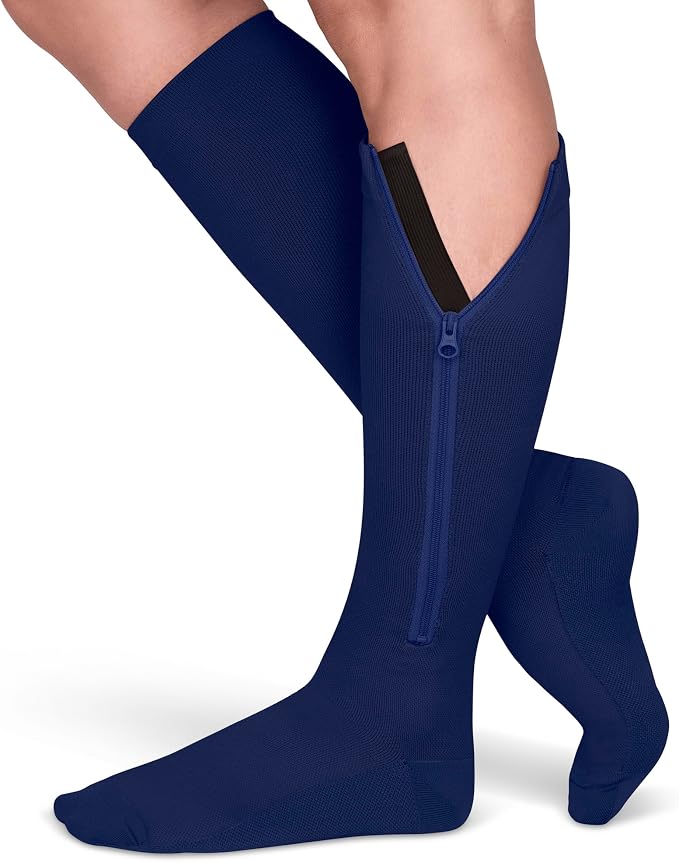 TheraMagic® Zipper Compression Socks by Theramagic