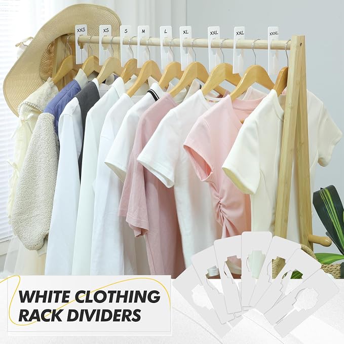 Blulu 50 Pack Closet Rack Dividers Rectangular - Image 5