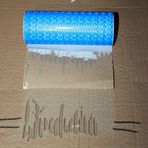 Industrial Reflective Tape Blue 4 inch - Image 2