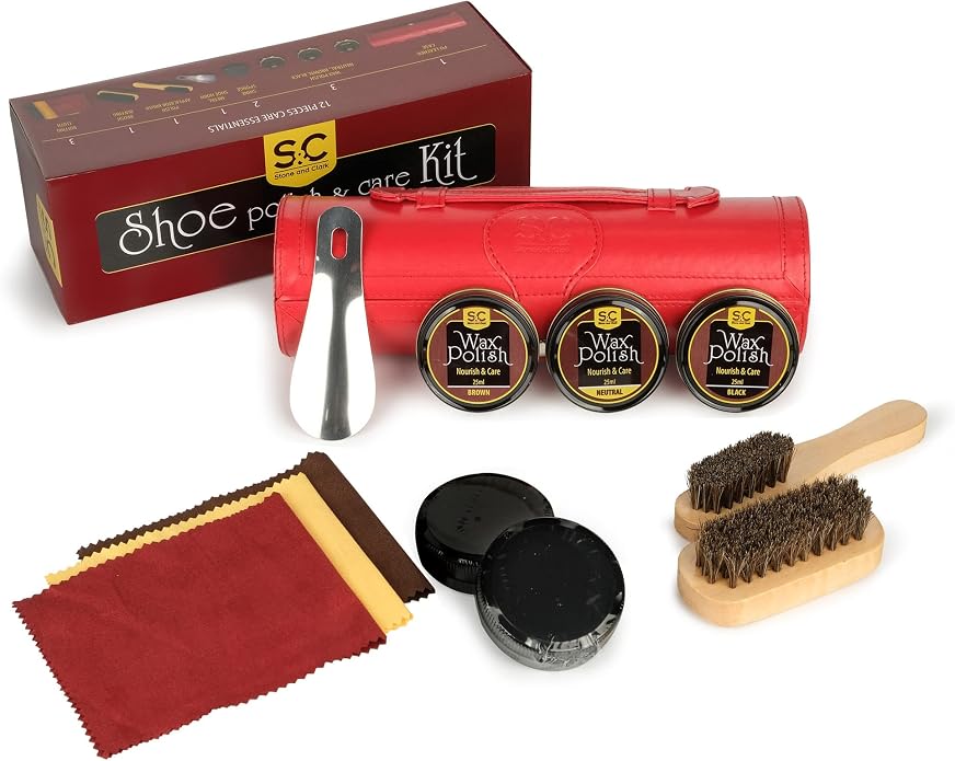 Stone and Clark Original Shoe Polish & Care Kit - Image 8