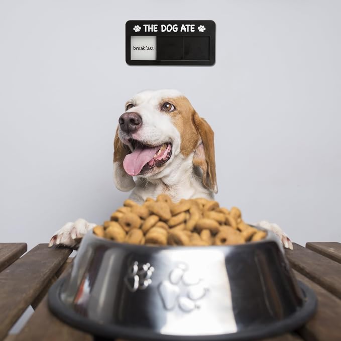 Dog Fed Sign- Dog Feeding Chart 3 Times A Day, Pet Feeding Reminder, Did You - Image 5