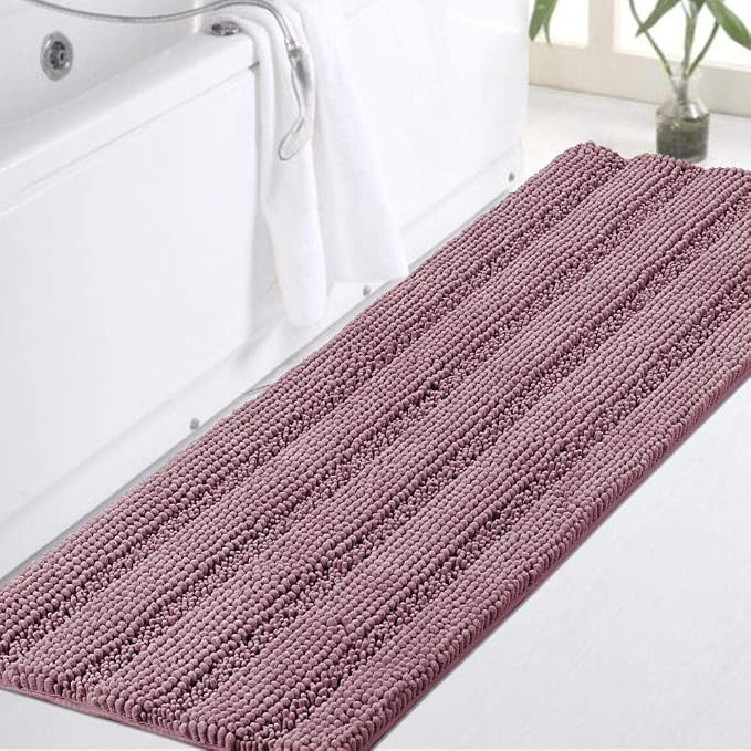 Turquoize Luxury Shaggy Bath Runner Rug, Extra Long Non Slip, Extra Soft and by Turquoize
