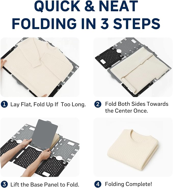 BoxLegend Shirt Folder Board for Clothes Storage, Tshirt Organizer in Closet - Image 3