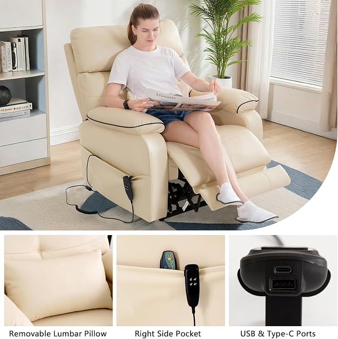 Dual Motor Power Lift Recliner Chair - Image 7