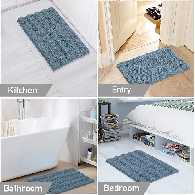 Turquoize Bathroom Rugs and Mats 1-Piece Bath Mat Set Non Slip Bath Mats - Image 6