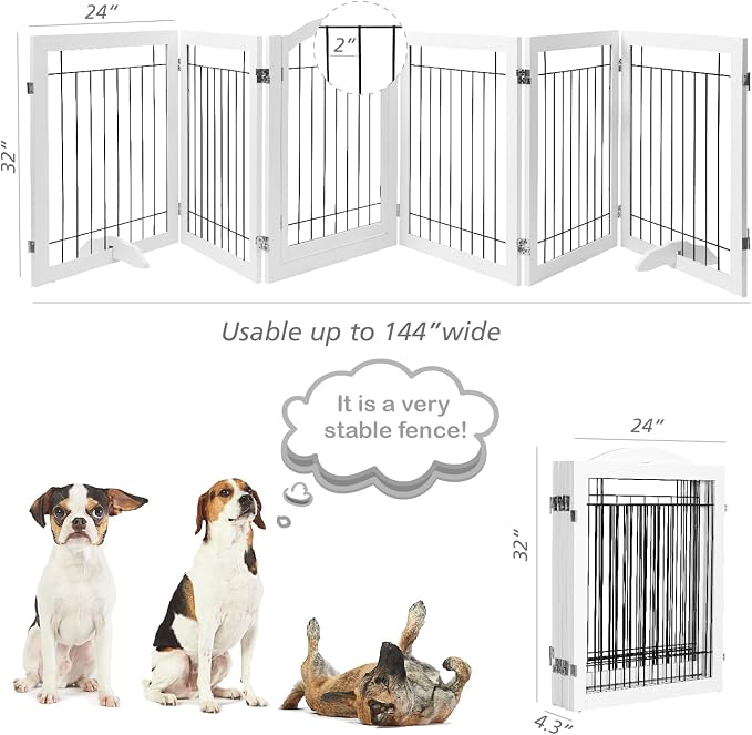 PAWLAND 144-inch Extra Wide 30-inches Tall Dog gate - Image 5