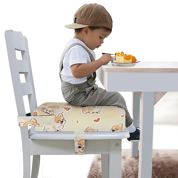 Toddler Booster Seat for Dining Table, Portable Booster Seat for Kitchen Chair by BoosterSeatforDningTable