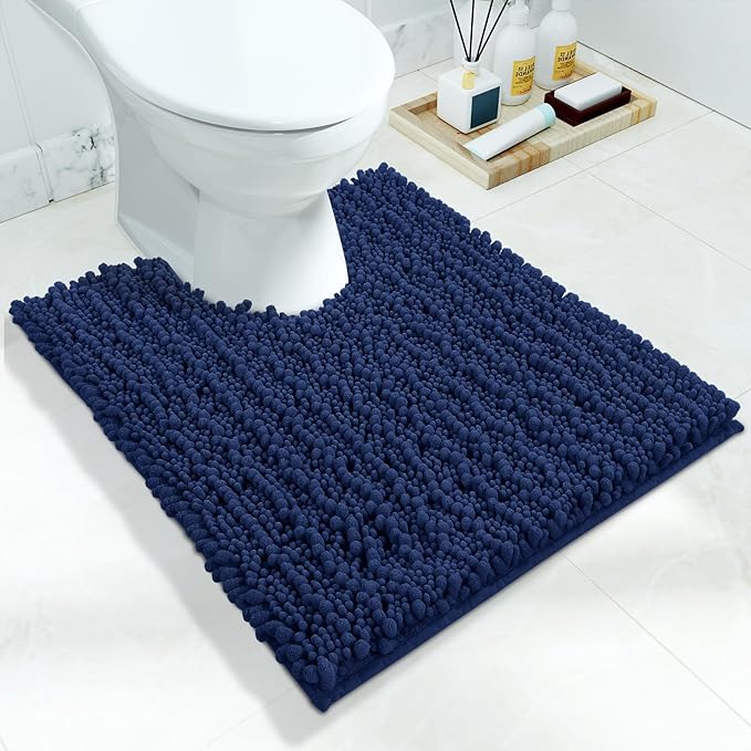 Yimobra Toilet Rug U Shaped Washable 24x20 Inch - Field & Grace