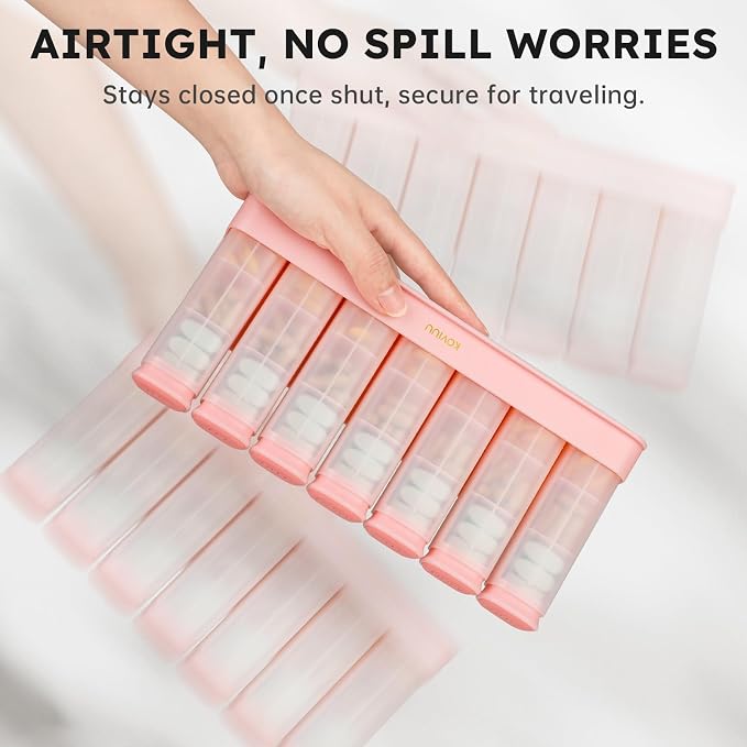 Weekly Pill Organizer 3X a Day, Detachable Pill Box 7 Day, Large 3 Times Daily - Image 4