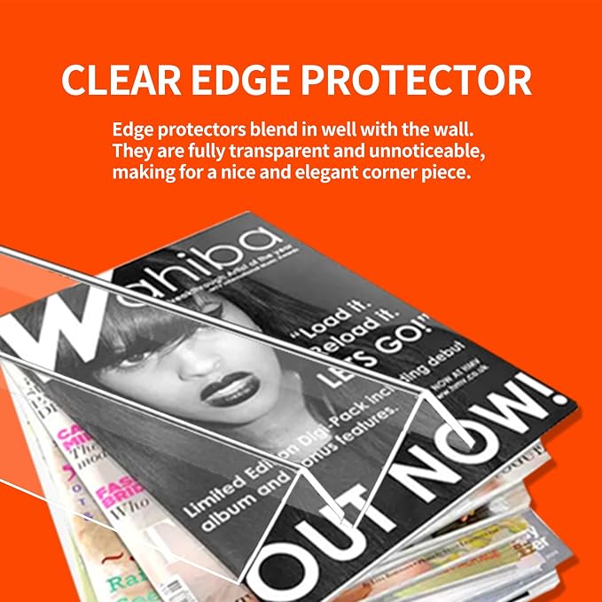 Clear Self-Adhesive Wall Corner Protectors-2 PCS of Corner Guards & Edge - Image 5