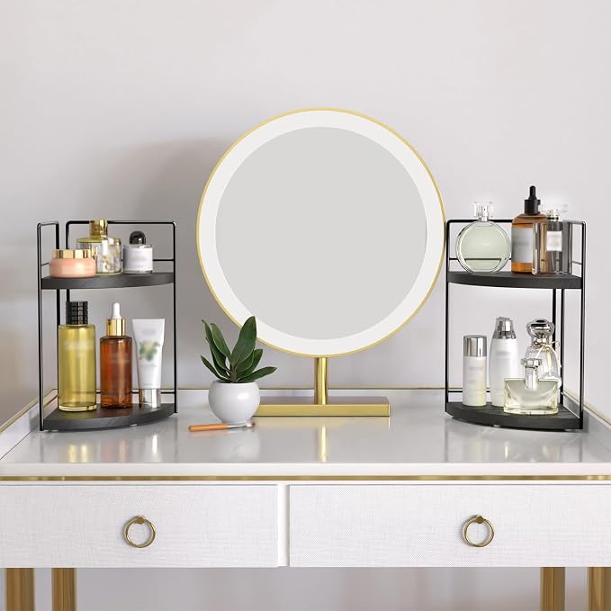 2 Pack Bathroom Counter Organizer, 2 Tier Corner Bathroom Counter Organizer - Image 5