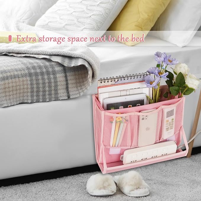Bedside Caddy Bedside Storage Organizer Bedside Organizer - Image 3