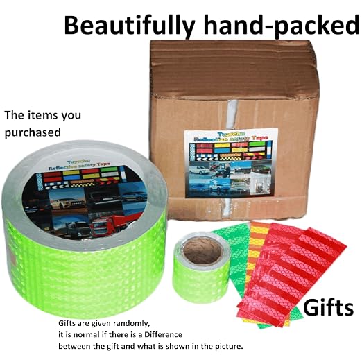 Industrial Reflective Tape Green 4 inch Wide, Outdoor Waterproof Hazard - Image 4