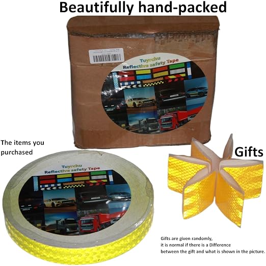 Fluorescent Yellow Reflective Tape Outdoor Waterproof 1 inch, High Visibility - Image 4