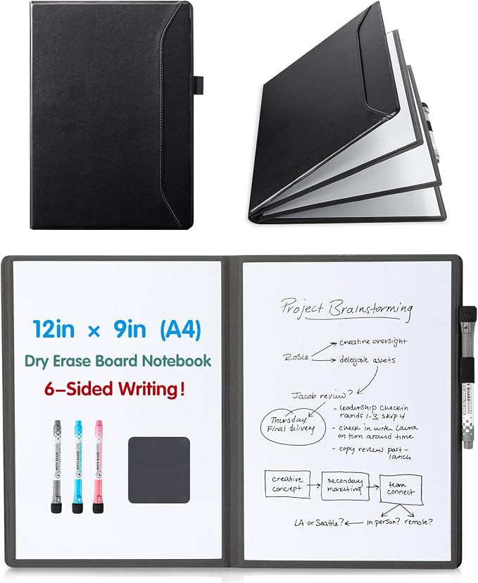 CoBak 6 Sides Portable White Board 12x9 inch by PopulartabletcasebrandWegivepeoplethebestdesignofprotectingvariouselectronicdevices