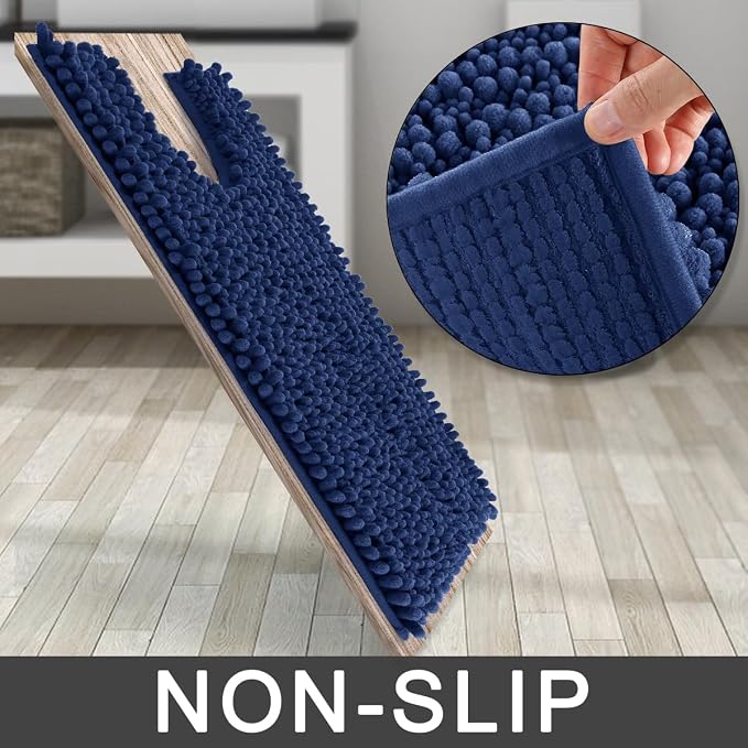 Yimobra Toilet Rug U Shaped Washable 24x24 Inch - Field & Grace