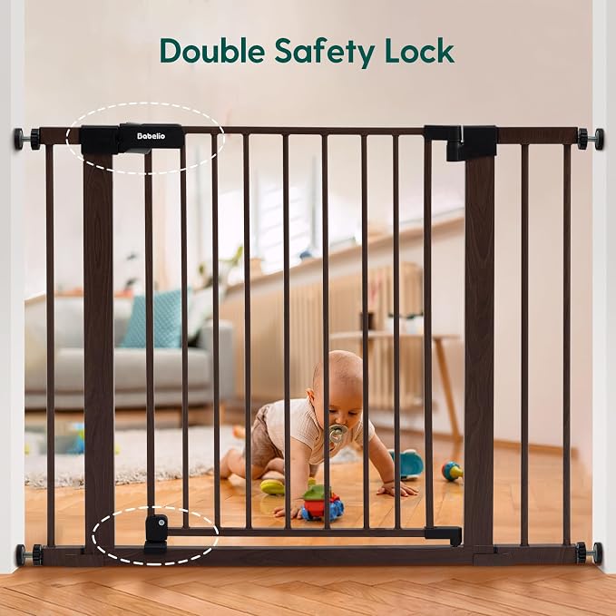 Mom's Choice Award Winner-BABELIO 26-40" Metal Baby Gate - Image 6