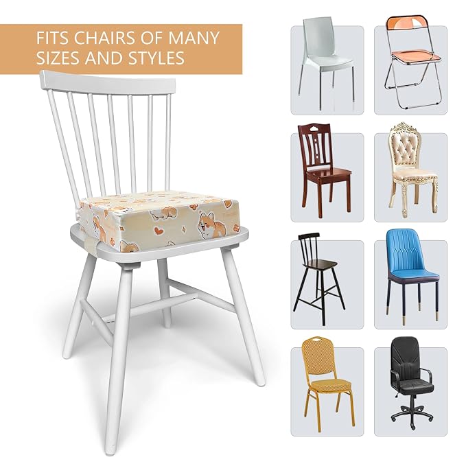 Toddler Booster Seat for Dining Table, Portable Booster Seat for Kitchen Chair - Image 6