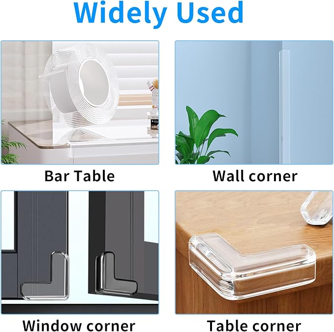 2 in x 16.4 ft, Soft Corner Protectors Baby Proof, Furniture Corner Guard & - Image 4