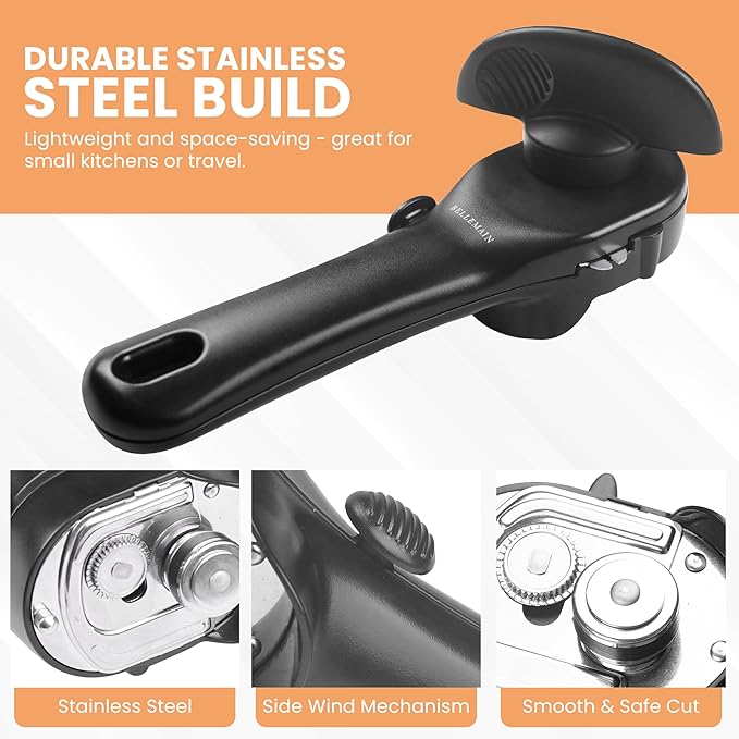 Bellemain Stainless Steel Can Opener – Manual Can Opener - Image 2