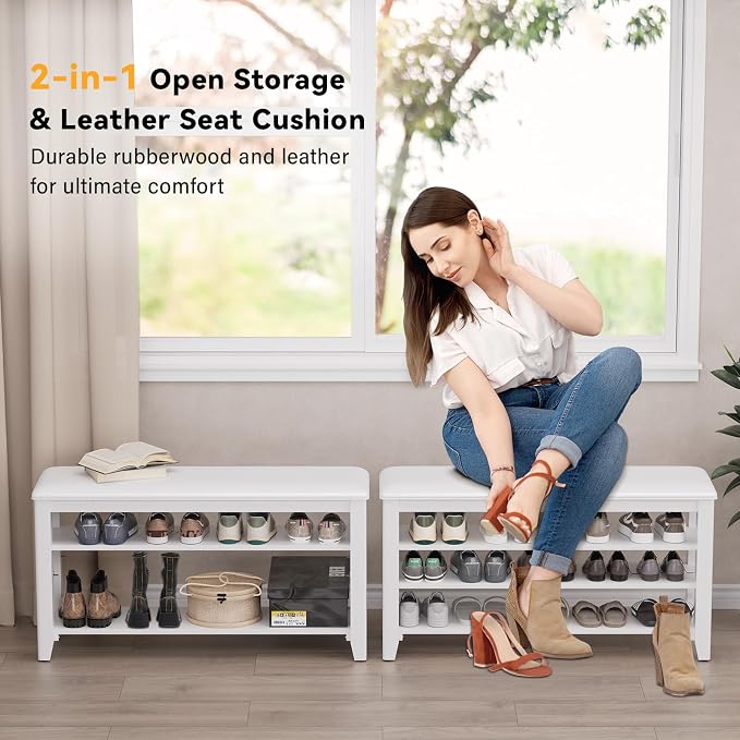 Entryway Shoe Storage Bench - Image 3