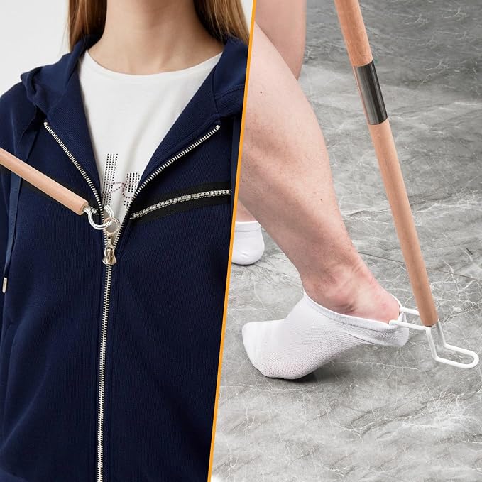 27.2"Dressing Stick, Long Handle Dressing Aid Stick - Image 3