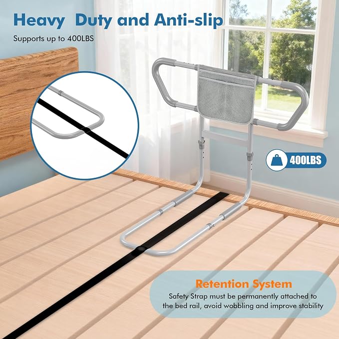 Bed Rail for Elderly Adults Safety – Bed Rails for Seniors Safety, Adjustable - Image 4