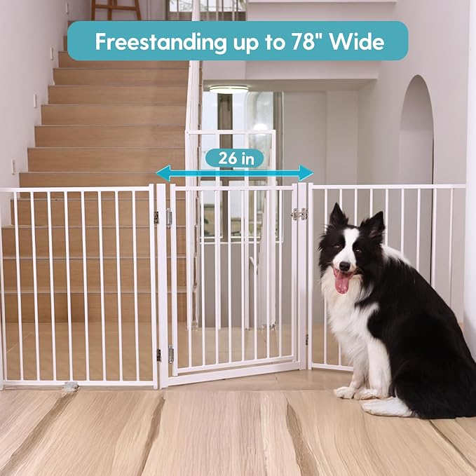 No Pawblems Free Standing Dog Gate - Image 4