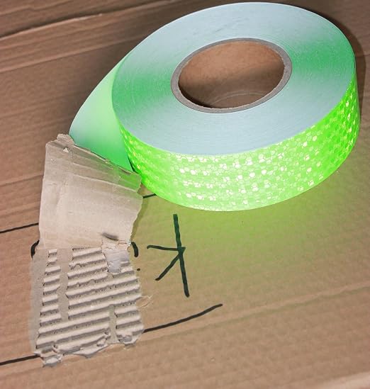 Green Reflective Tape 2 inch Wide, Outdoor Waterproof Hazard Conspicuity - Image 2
