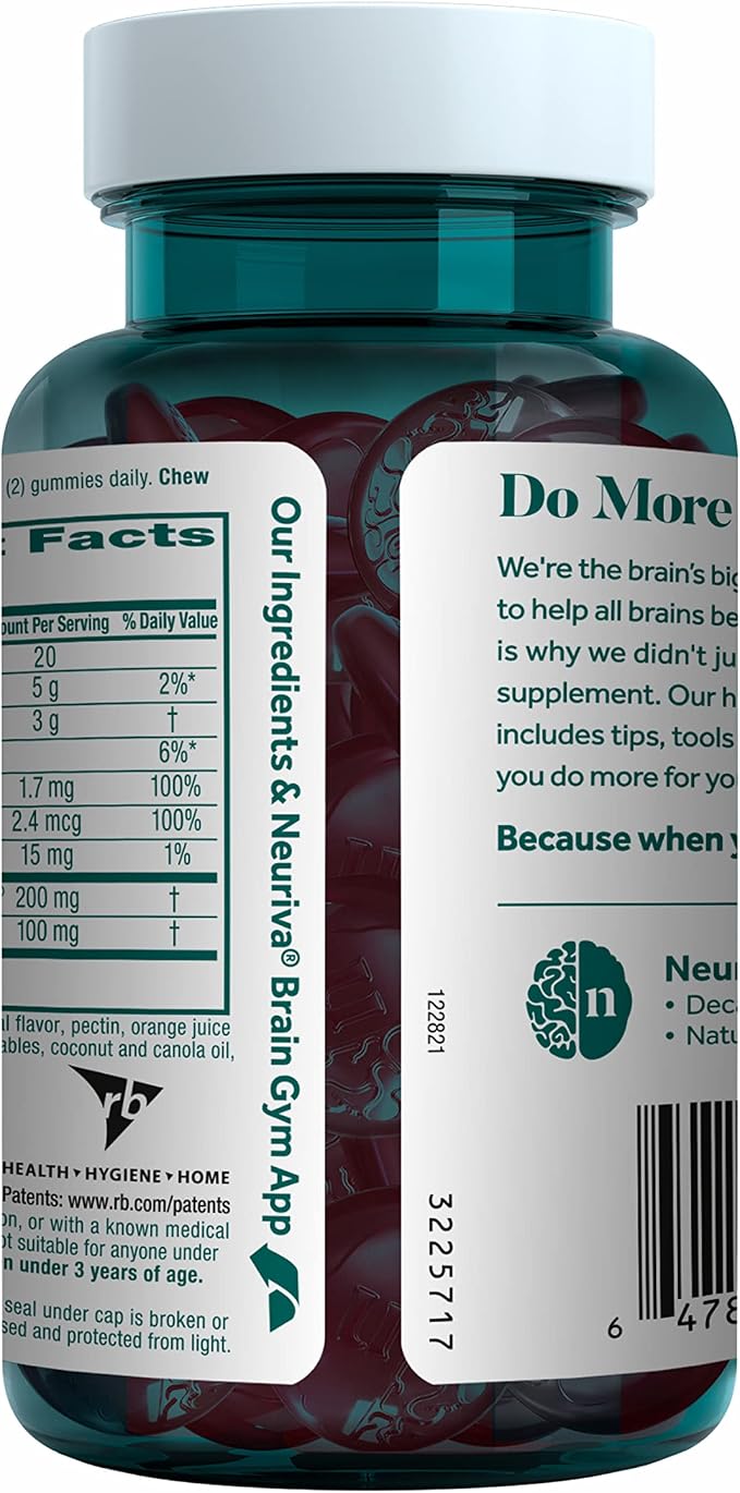 NEURIVA Plus Brain Supplement for Memory, Focus & Concentration+Cognitive - Image 18
