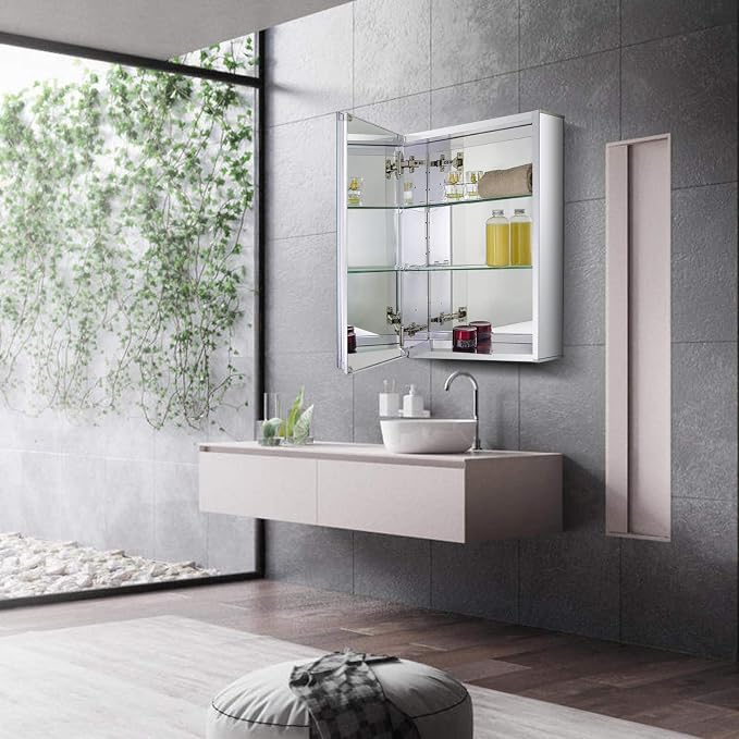 Fundin Aluminum Bathroom Medicine Cabinet - Image 2