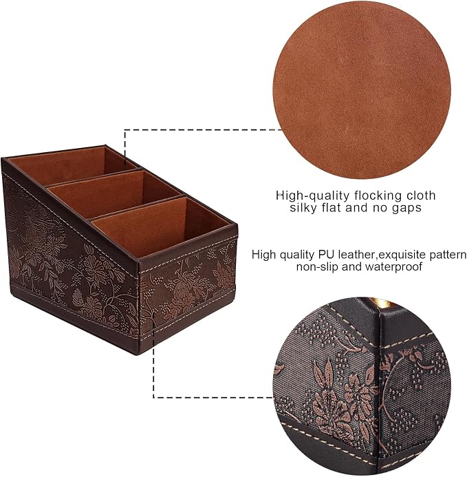 PU Leather TV Remote Control Holder - Image 6