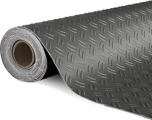 Bonnlo 7.5 X 20 FT Garage Floor Mat, Thickened Double Diamond Plate Garage by Bonnlo