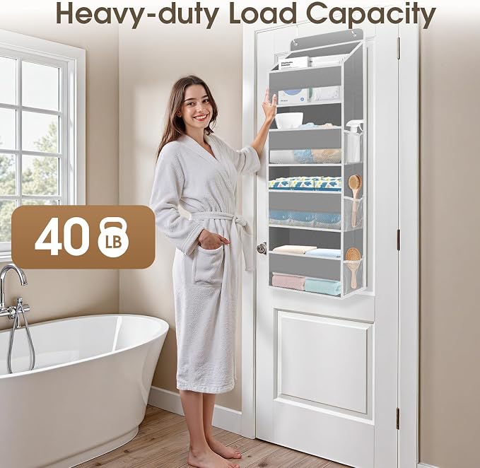 1 Pack Over The Door Organizer, Hanging Storage Organizer - Image 5