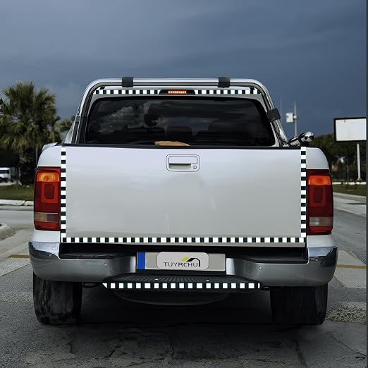 Black White Reflective Tape Outdoor Waterproof 1 inch X 166 feet, High - Image 7