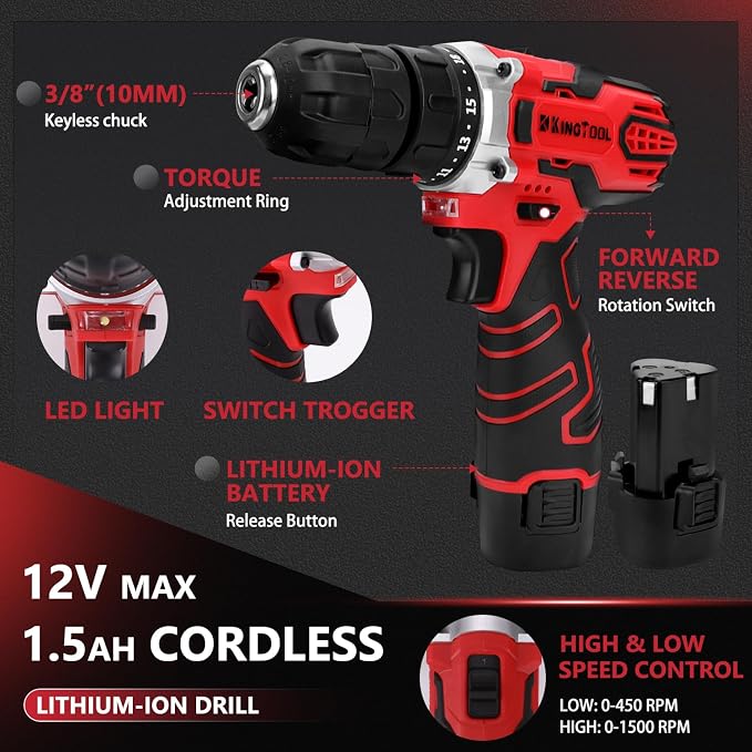 KingTool 276-Piece Tool Set Kit - Image 3
