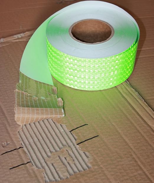 Green Reflective Tape Outdoor Waterproof 3 inch, High Visibility Hazard - Image 2